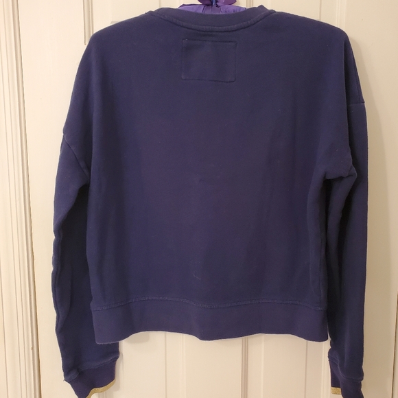 Mini Boden navy Unicorn applique sweatshirt - Picture 4 of 9